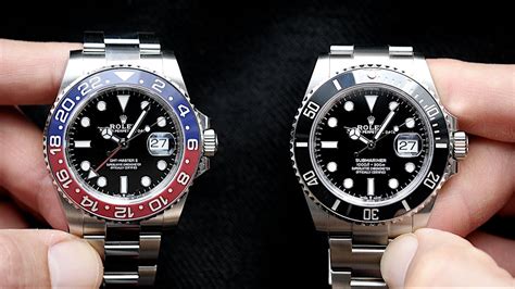 rolex gmt vs submariner size|Rolex sub pepsi.